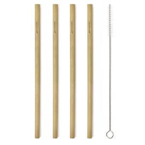 Kikkerland Natural Bamboo Straws